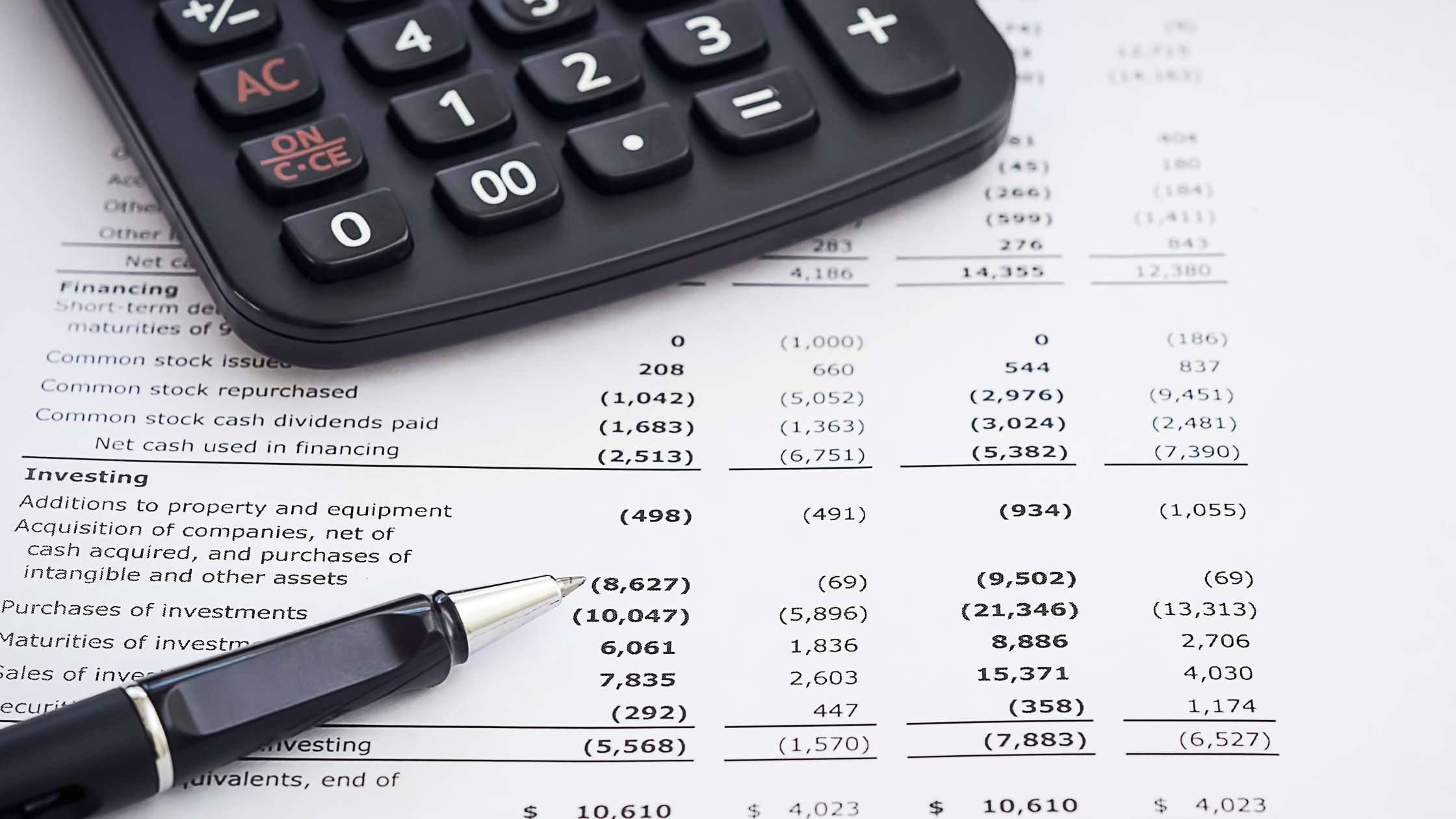 Accounting numbers